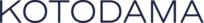 Logotipo kotodama studio en negro